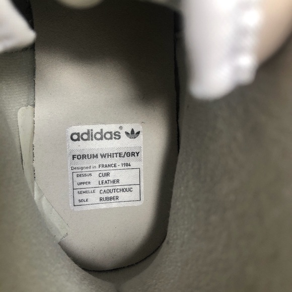 Adidas NDG Forum White/Grey High Top/New w/o Tags - Picture 2 of 6